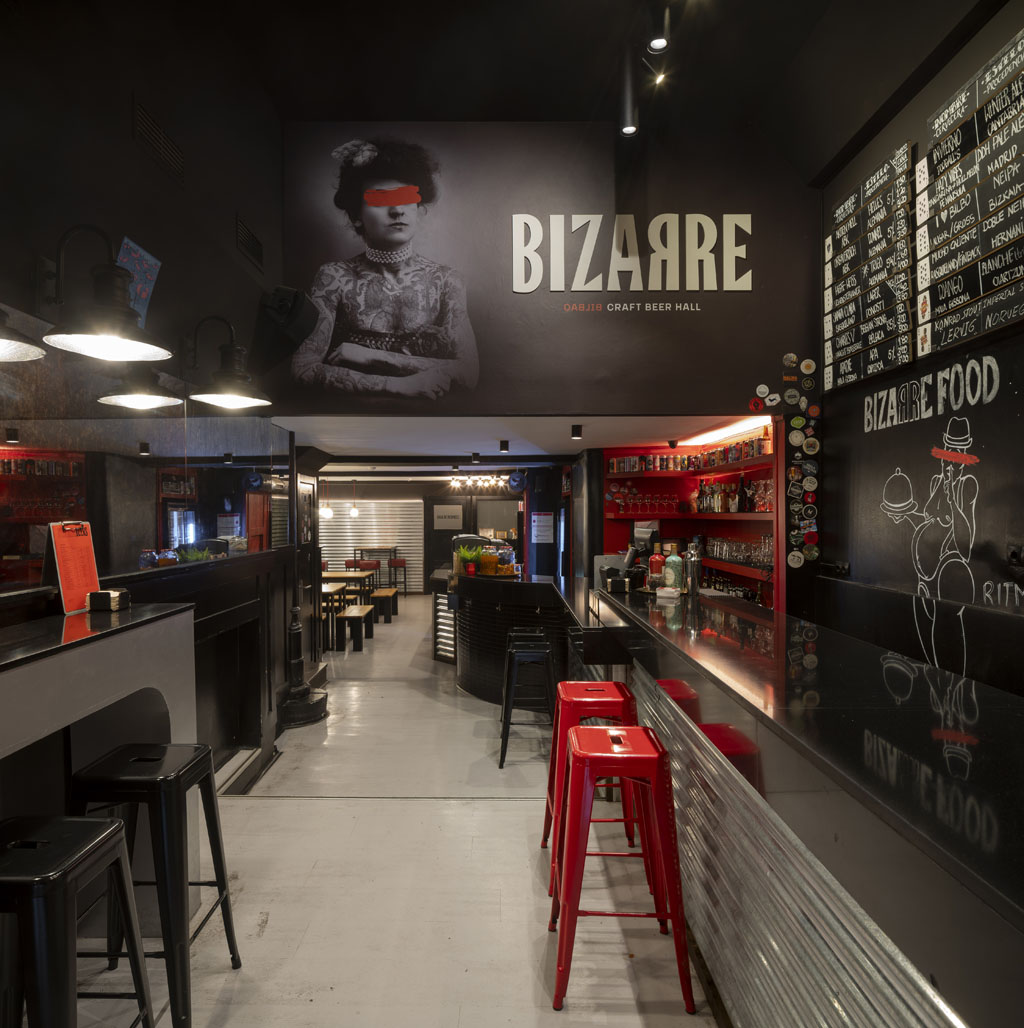 Bar Bizarre, Bilbao Proyecto: Irantzu Hurtado- Erlantz Biderbost fotógrafo de arquitectura e interiores